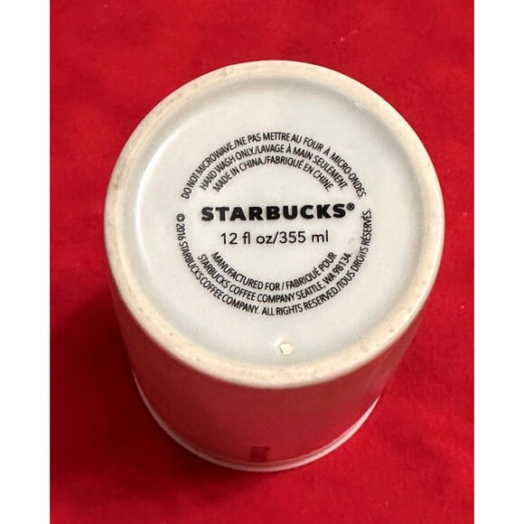 Starbucks Los Angeles LA Girl Sunglasses Ceramic Coffee Travel Mug 12oz Cali CA - Picture 6 of 9